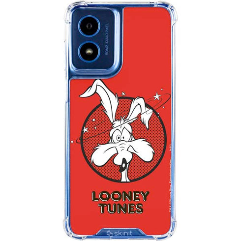 Looney Tunes Wile E Coyote Stars Moto G 5G (2024) Clear Case